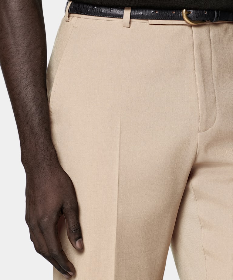 Mid Brown Tailored Fit Milano Suit