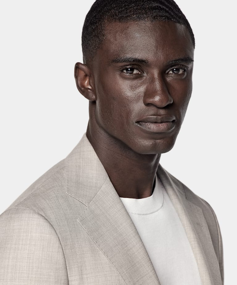 Light Brown Perennial Tailored Fit Havana Suit