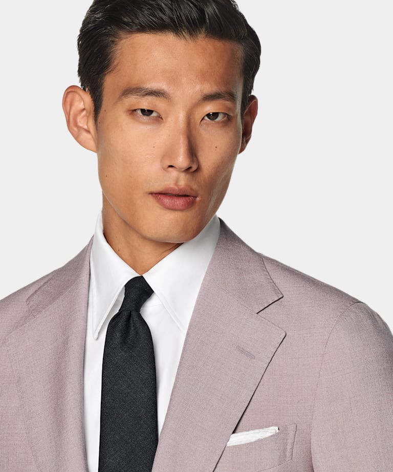 Purple Tailored Fit Havana Suit