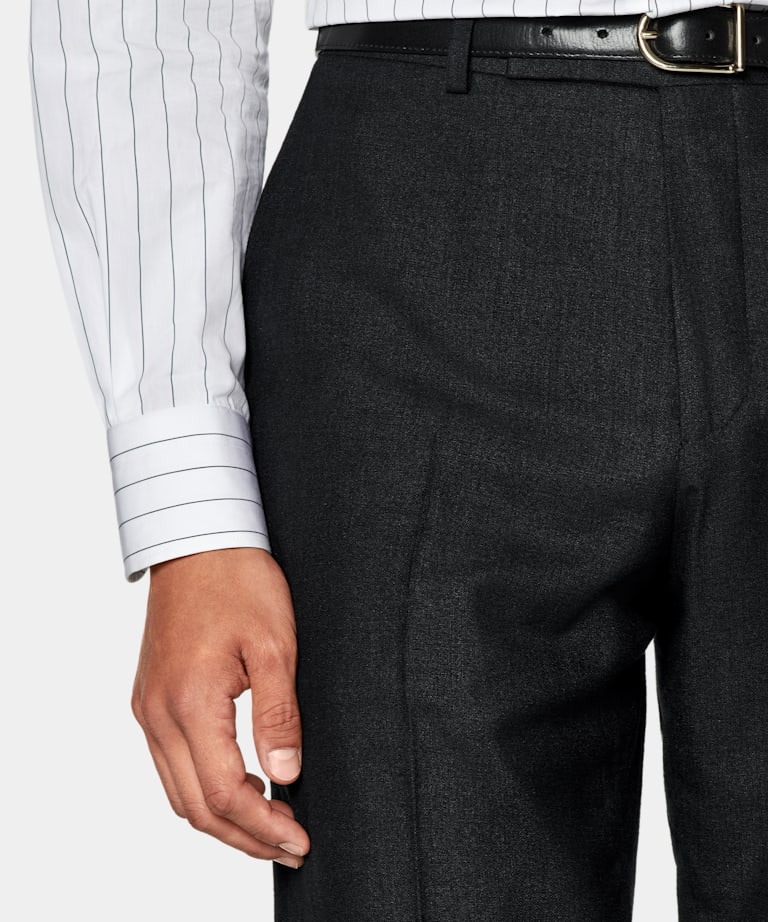 Black Tailored Fit Milano Suit