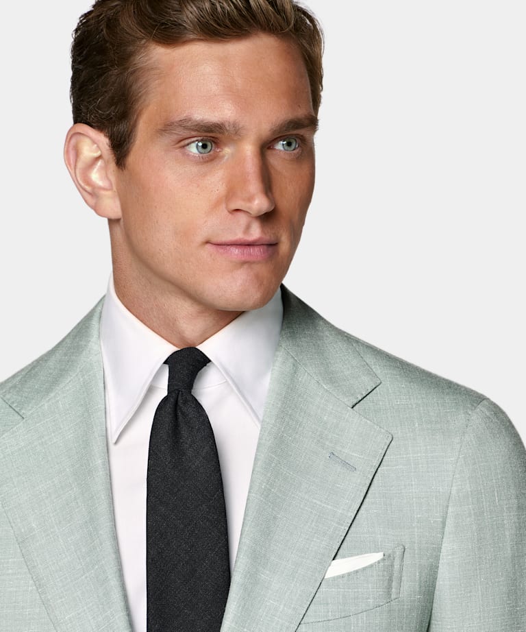 Havana ljusgr&ouml;n kostym med tailored fit