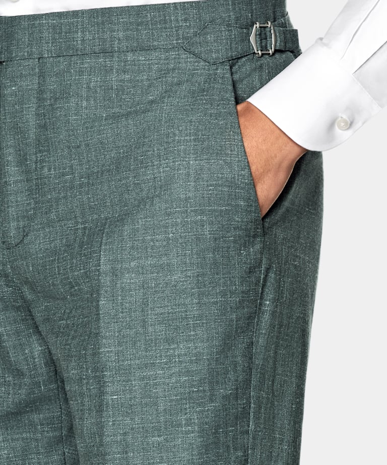 Costume Havana coupe Tailored vert