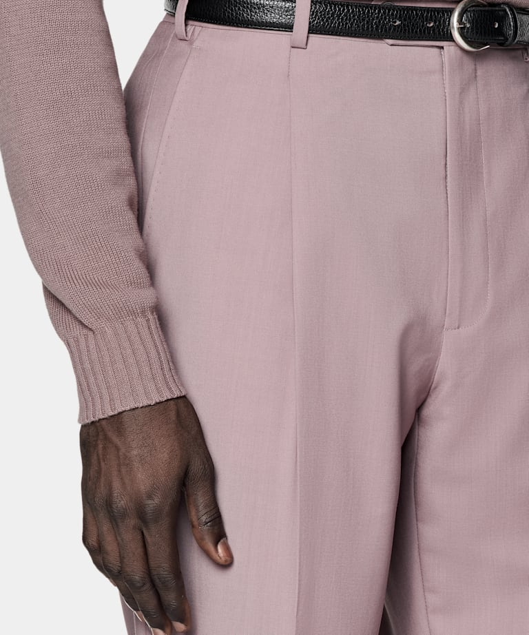 Purple Tailored Fit Milano Suit