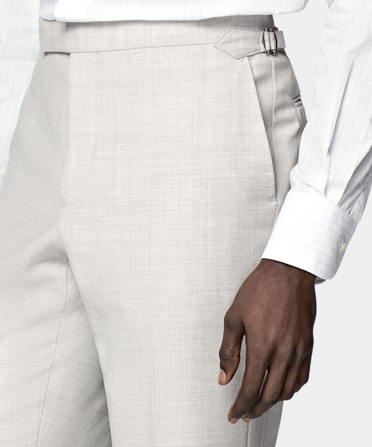 Traje Havana gris claro corte Tailored