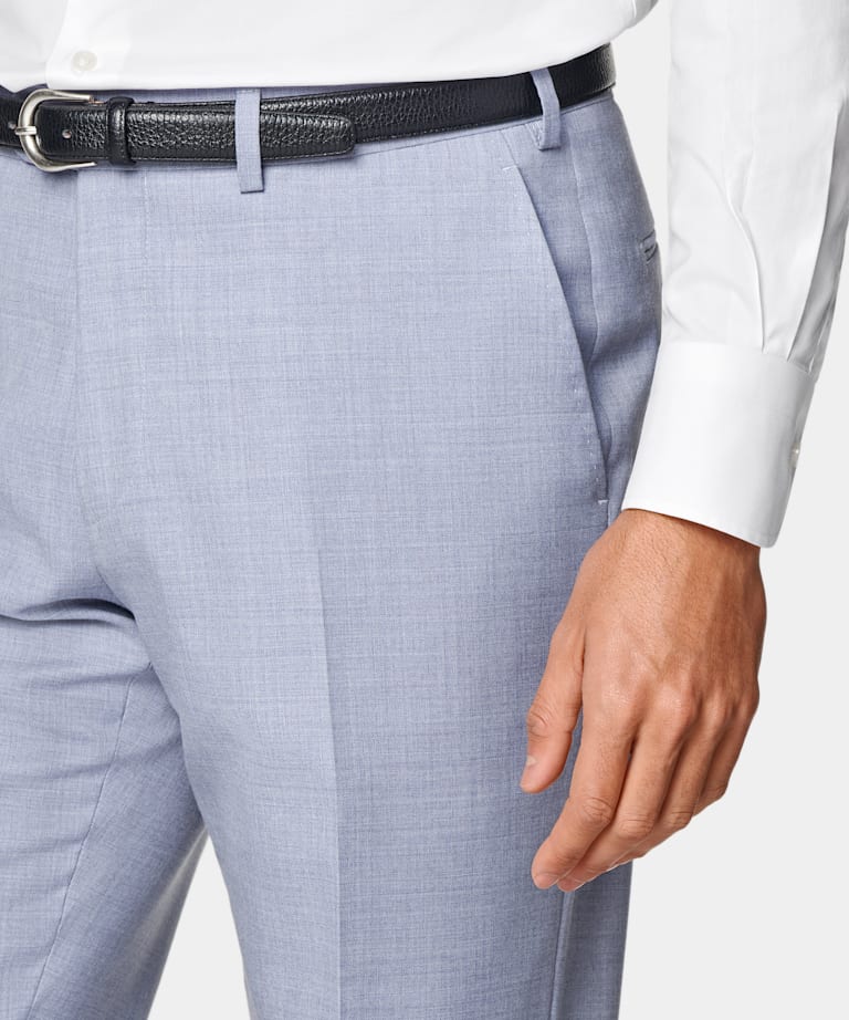 Light Blue Perennial Tailored Fit Havana Suit