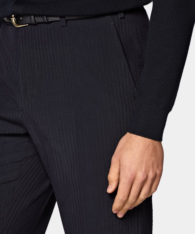 Navy Relaxed Fit Roma Suit