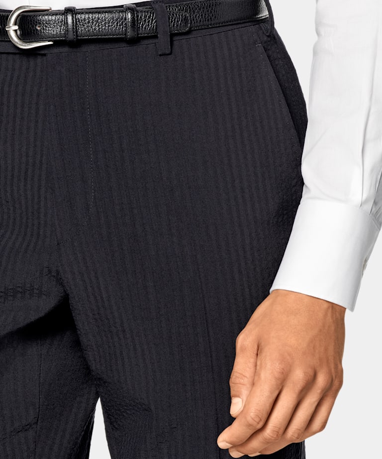 Traje Roma azul marino corte Relaxed