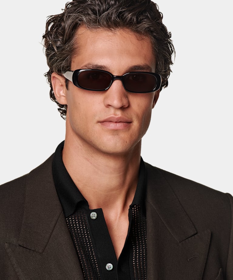 Mid Brown Tailored Fit Milano Suit