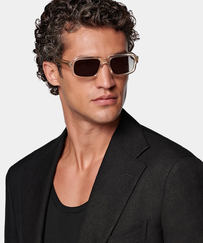 Traje Roma negro corte Relaxed