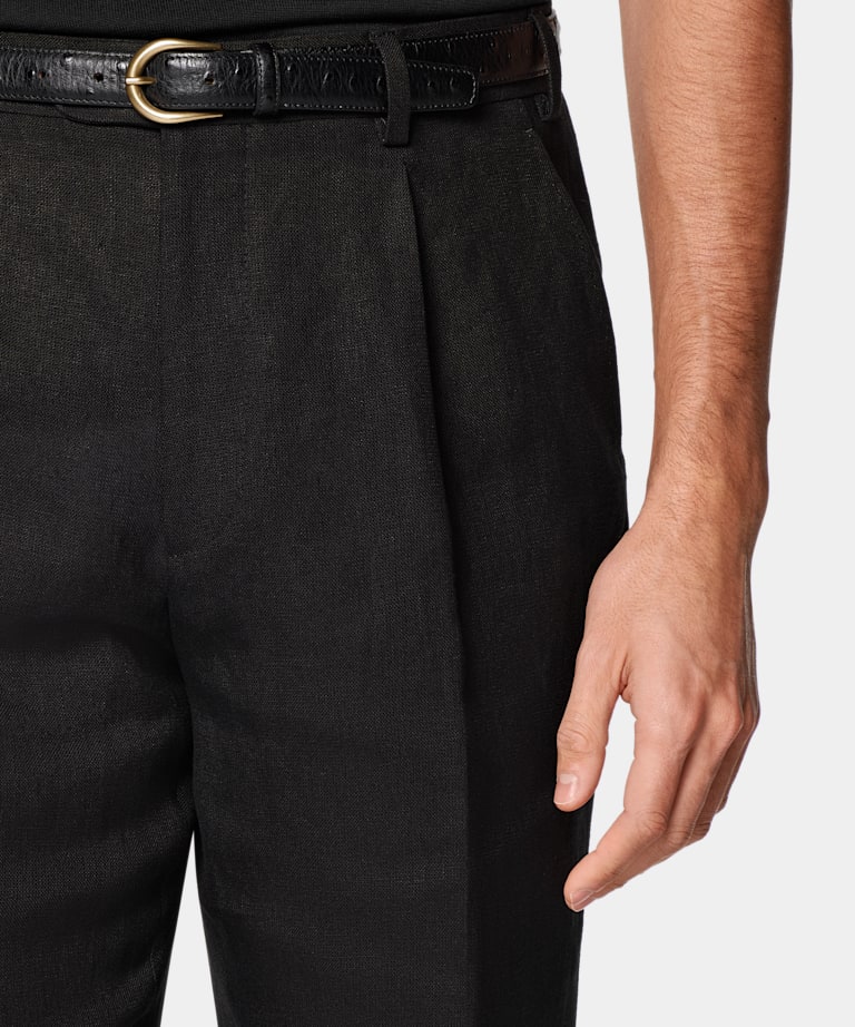 Traje Roma negro corte Relaxed