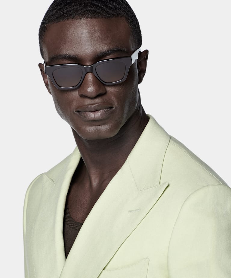 Light Green Tailored Fit Milano Suit