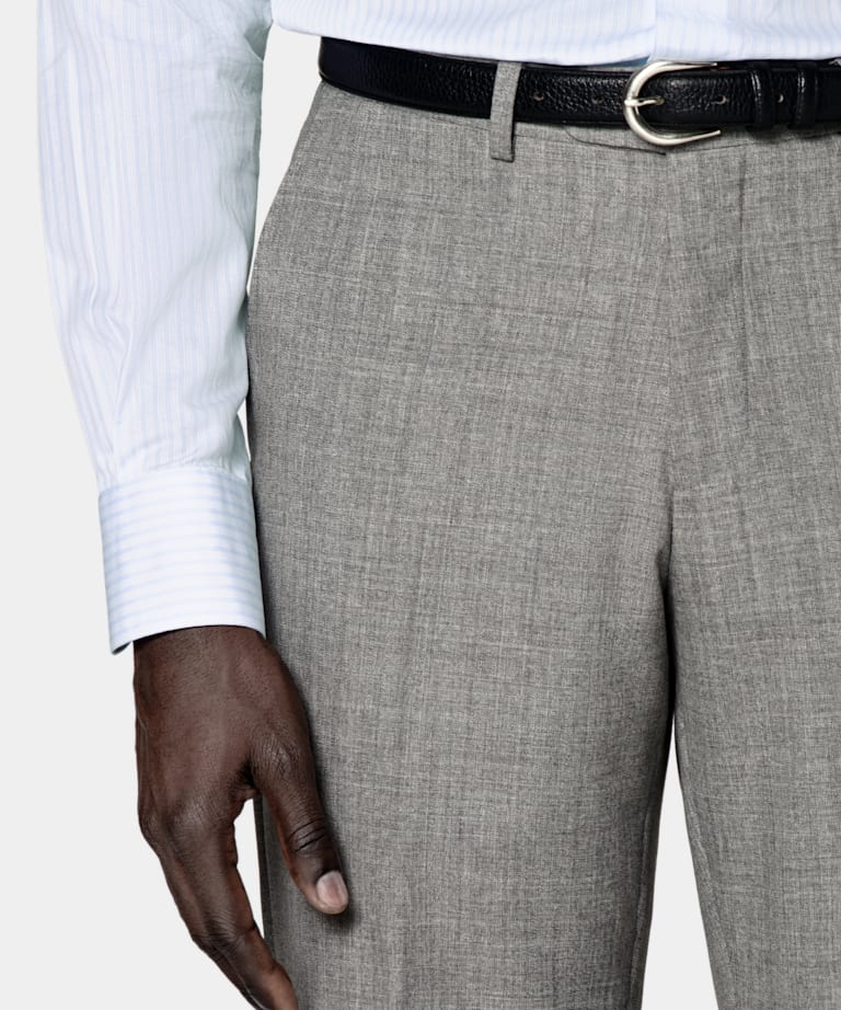 Traje Perennial Lazio gris claro corte Tailored