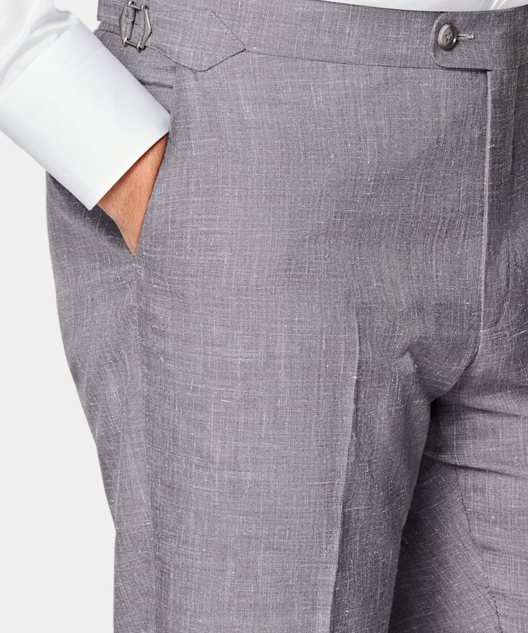 Traje Havana morado corte Tailored