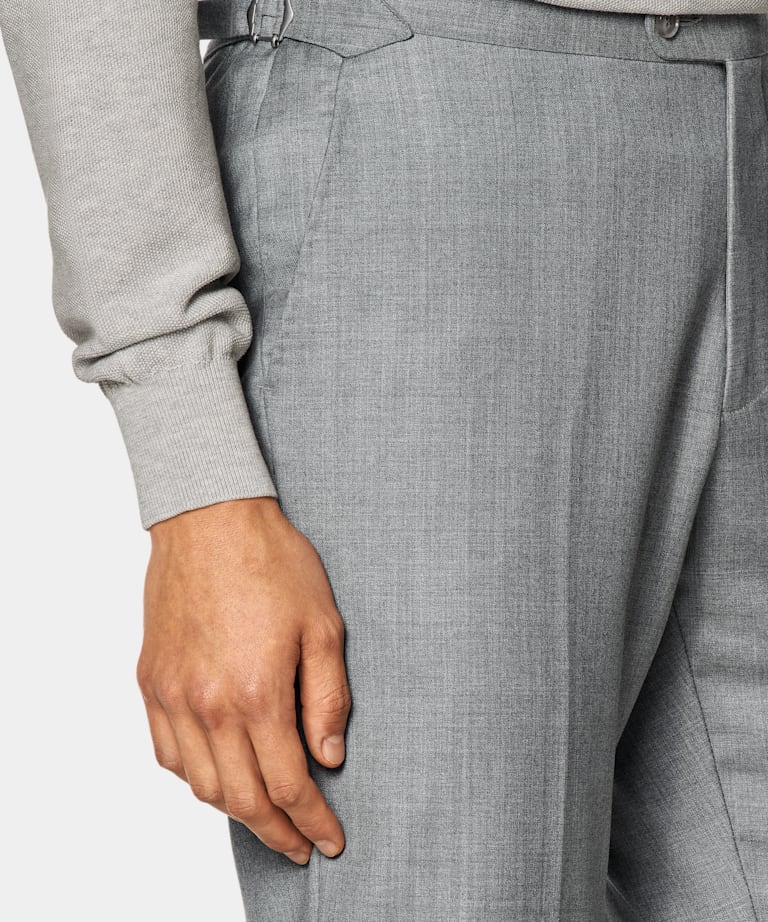 Havana Perennial Anzug hellgrau Tailored Fit
