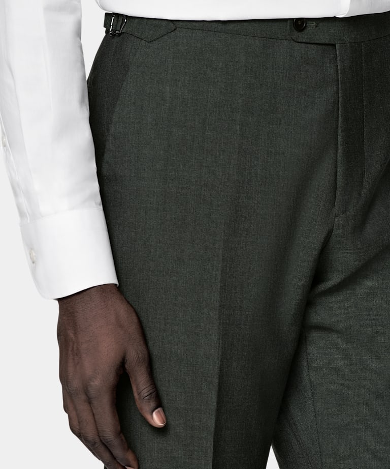 Dark Green Perennial Tailored Fit Havana Suit