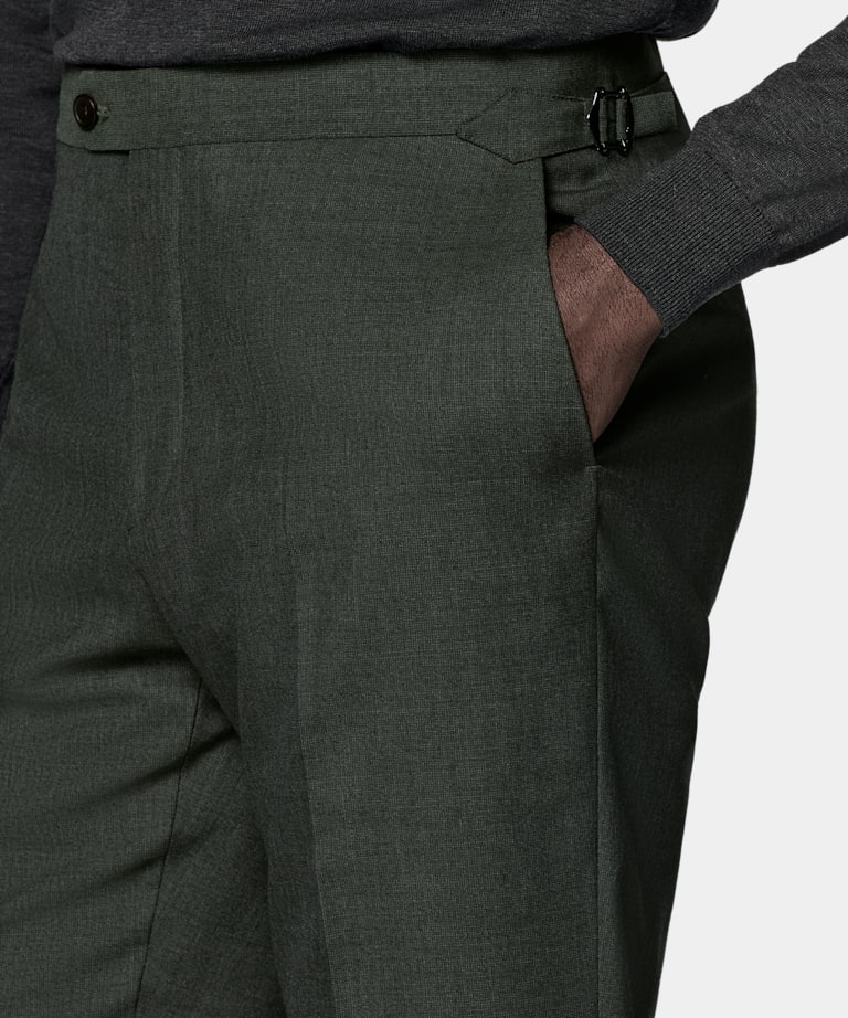 Dark Green Perennial Tailored Fit Havana Suit