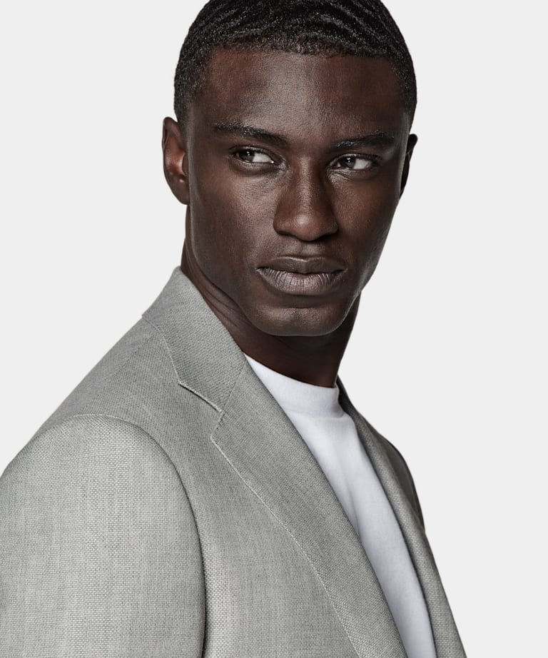 Havana Perennial Anzug hellgrau Tailored Fit