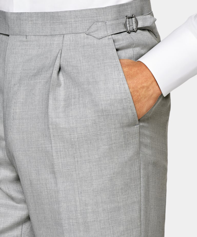 Light Grey Custom Made Suit