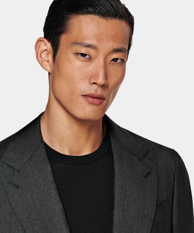 Dark Grey Custom Made Suit