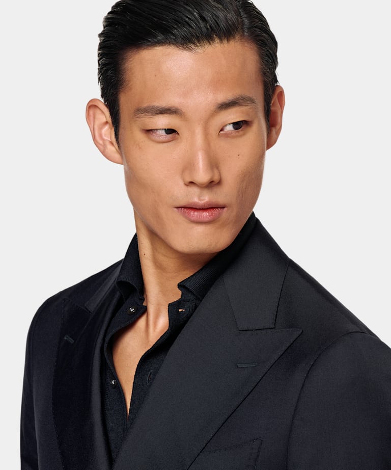 Navy Custom Made Suit