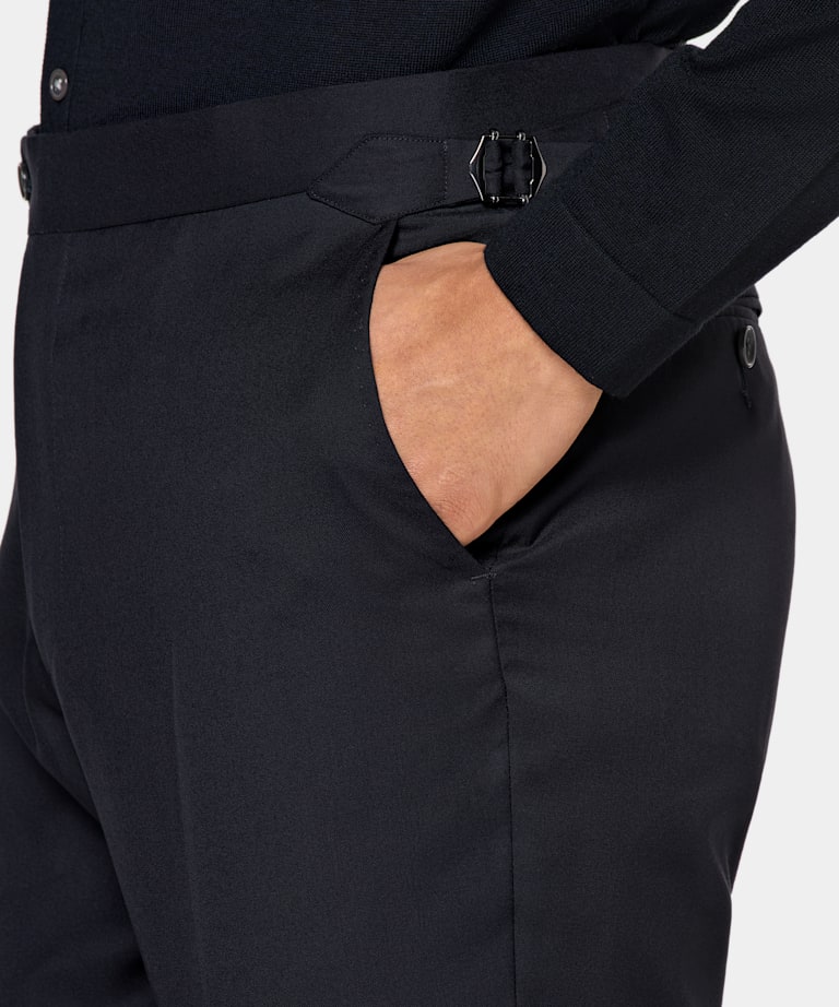 Navy Custom Made Suit