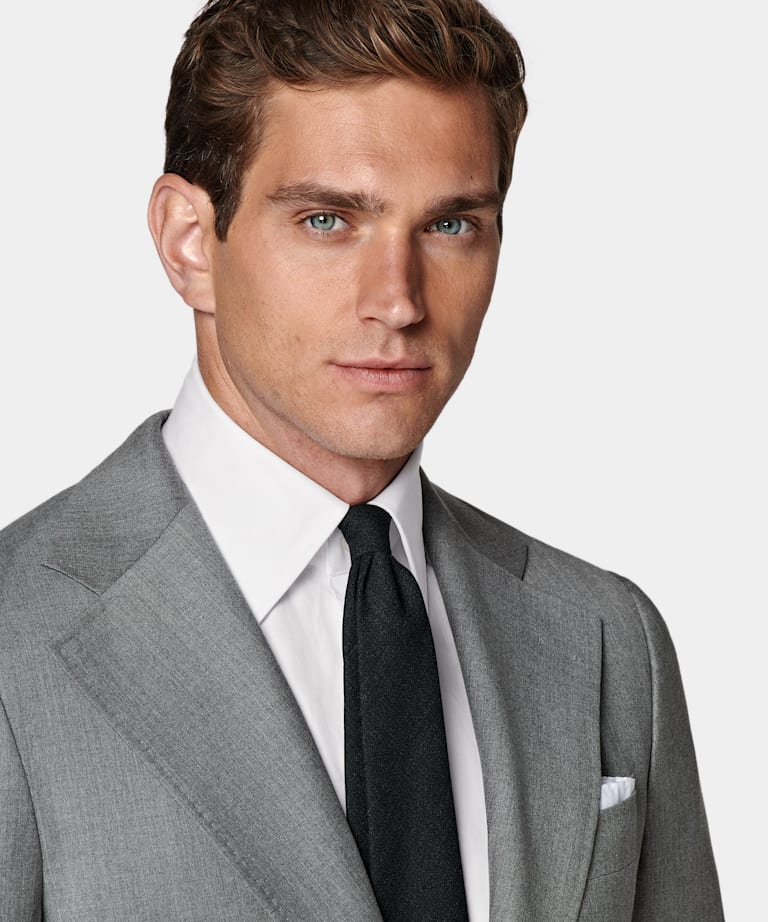 Mid Grey Perennial Tailored Fit Havana Suit
