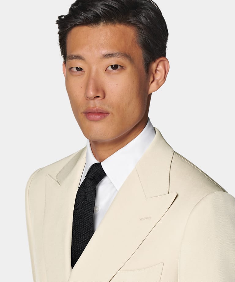 Sand Tailored Fit Milano Suit