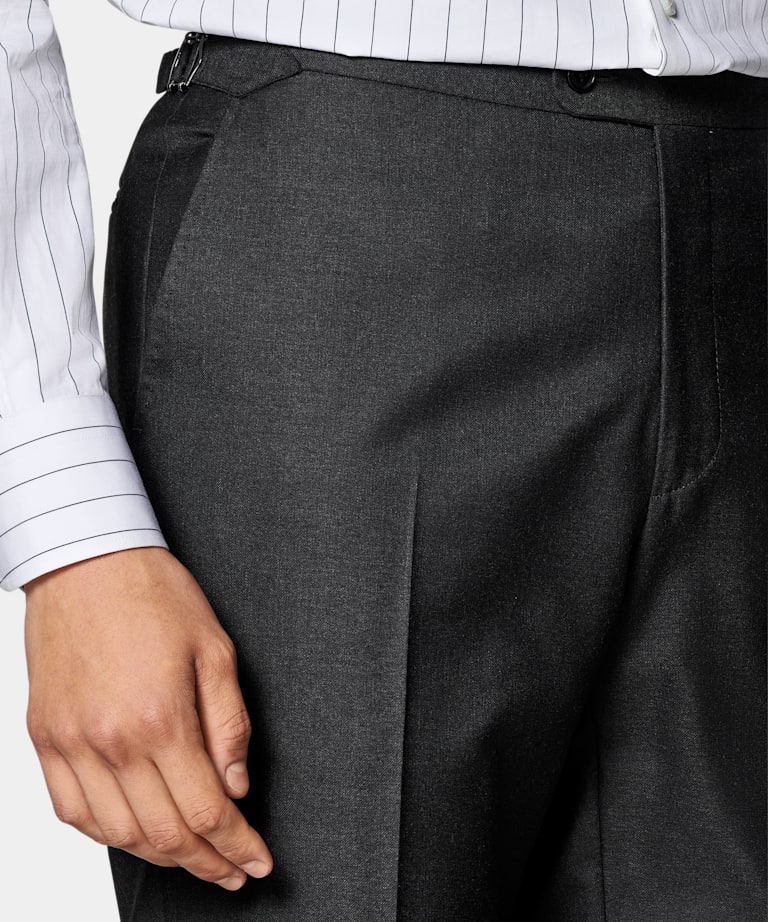 Traje Havana gris oscuro corte Tailored