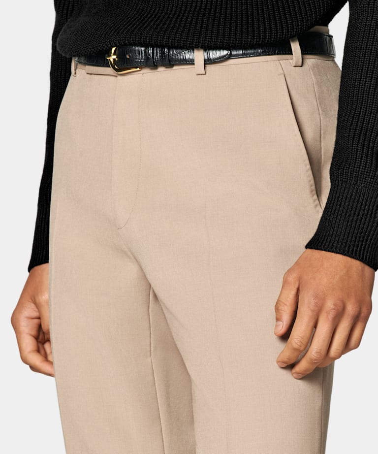 Mid Brown Tailored Fit Milano Suit