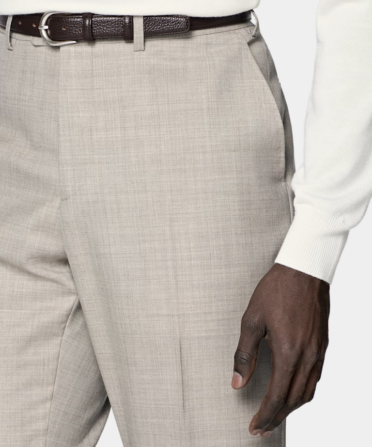 Light Brown Perennial Tailored Fit Havana Suit