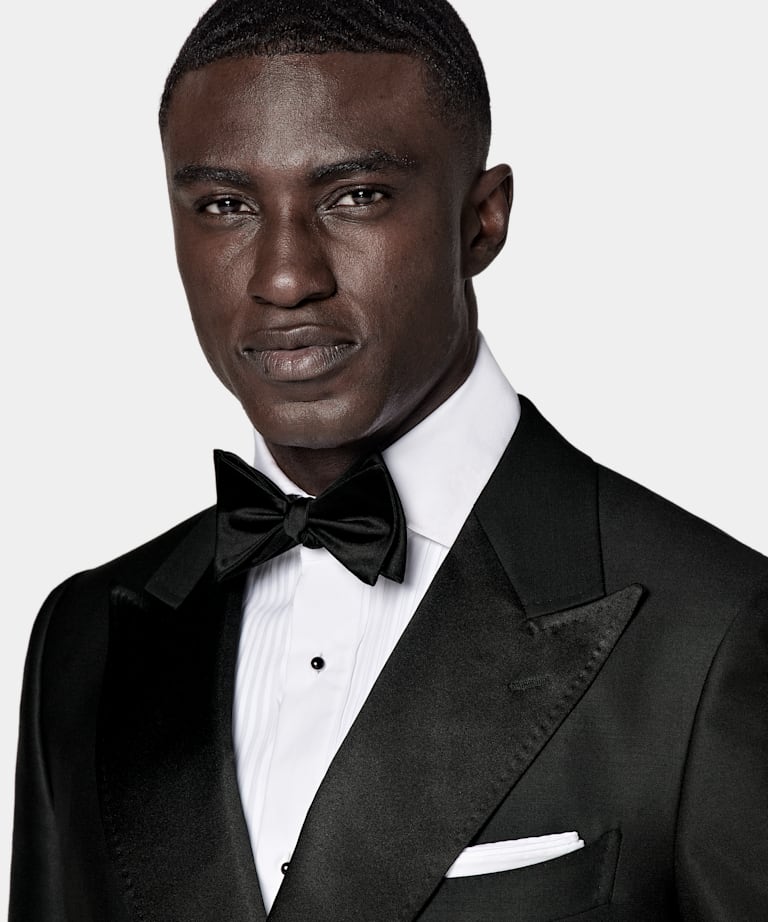 Black Tailored Fit Milano Tuxedo