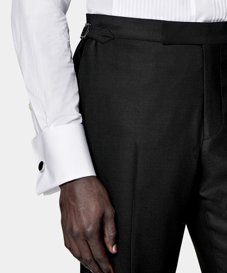 Black Tailored Fit Milano Tuxedo