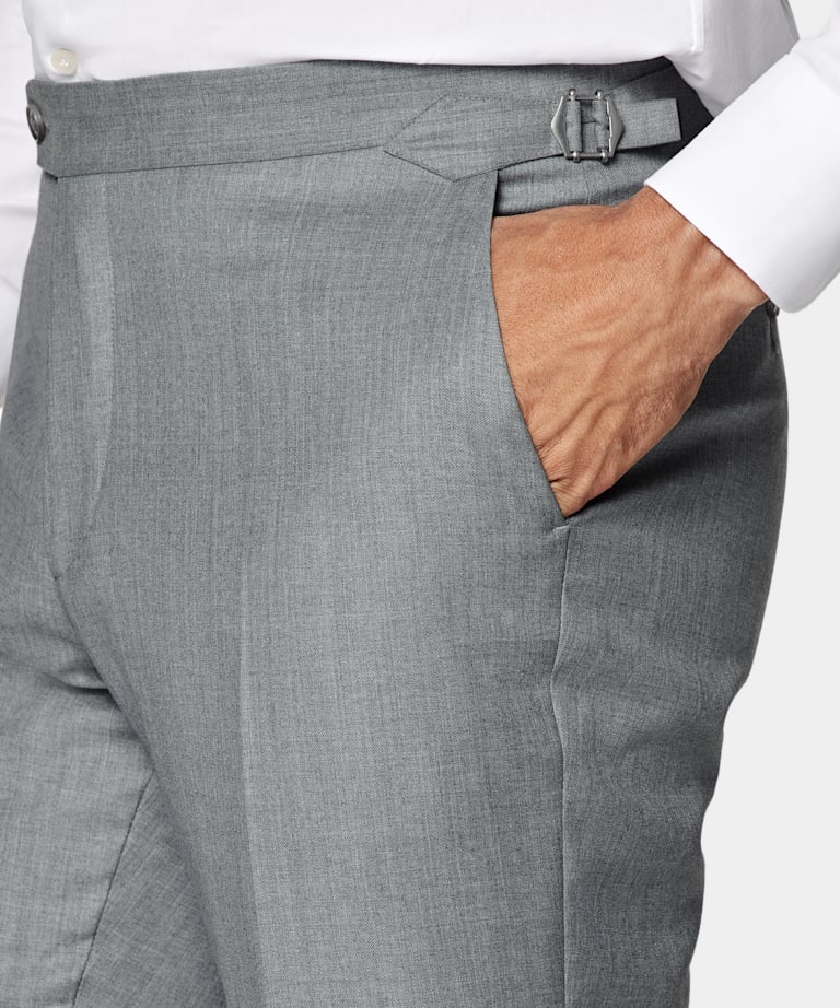 Light Grey Perennial Tailored Fit Havana Suit
