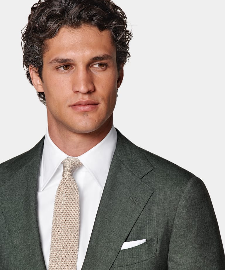 Dark Green Perennial Tailored Fit Havana Suit