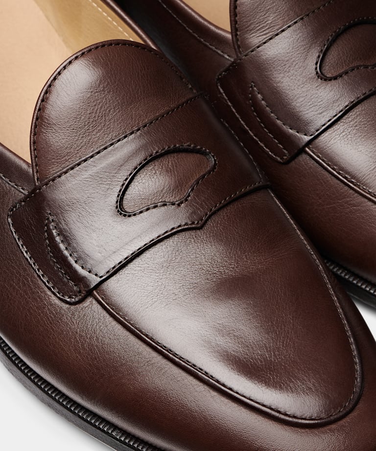 Mocasín de antifaz marrón