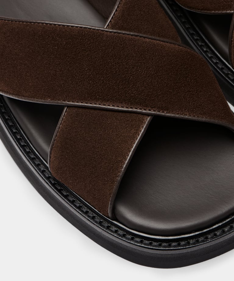 Chanclas marrón oscuro