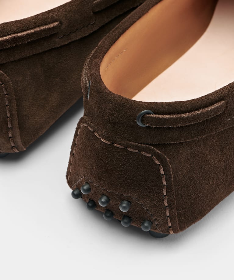 Mocasines para conducir marrón intermedio