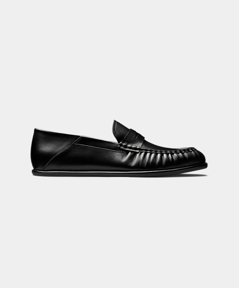 Black Penny Loafer