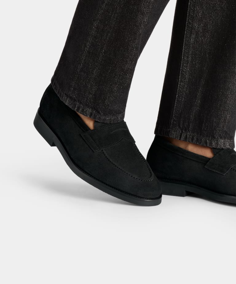 Black Penny Loafer