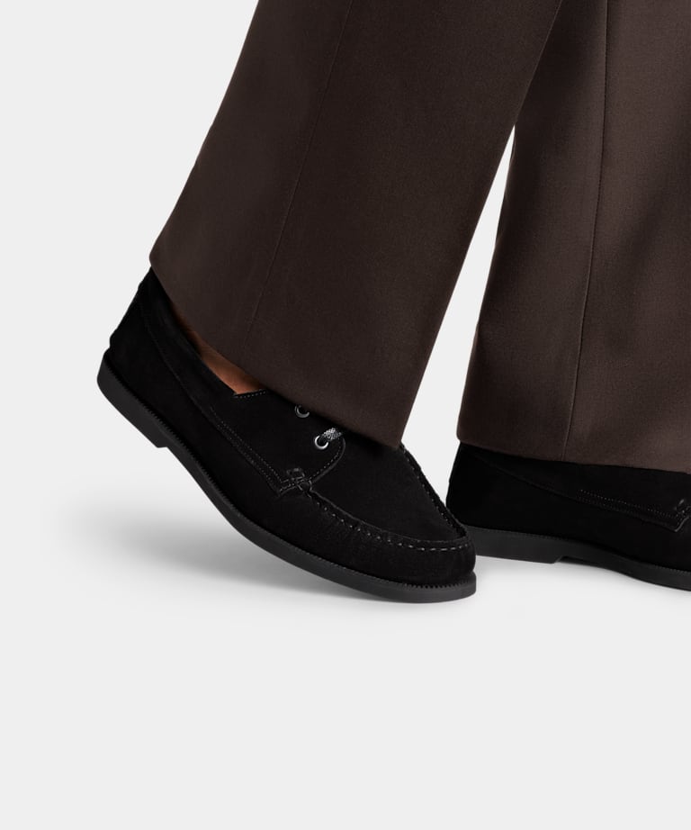 Zapatos náuticos negros