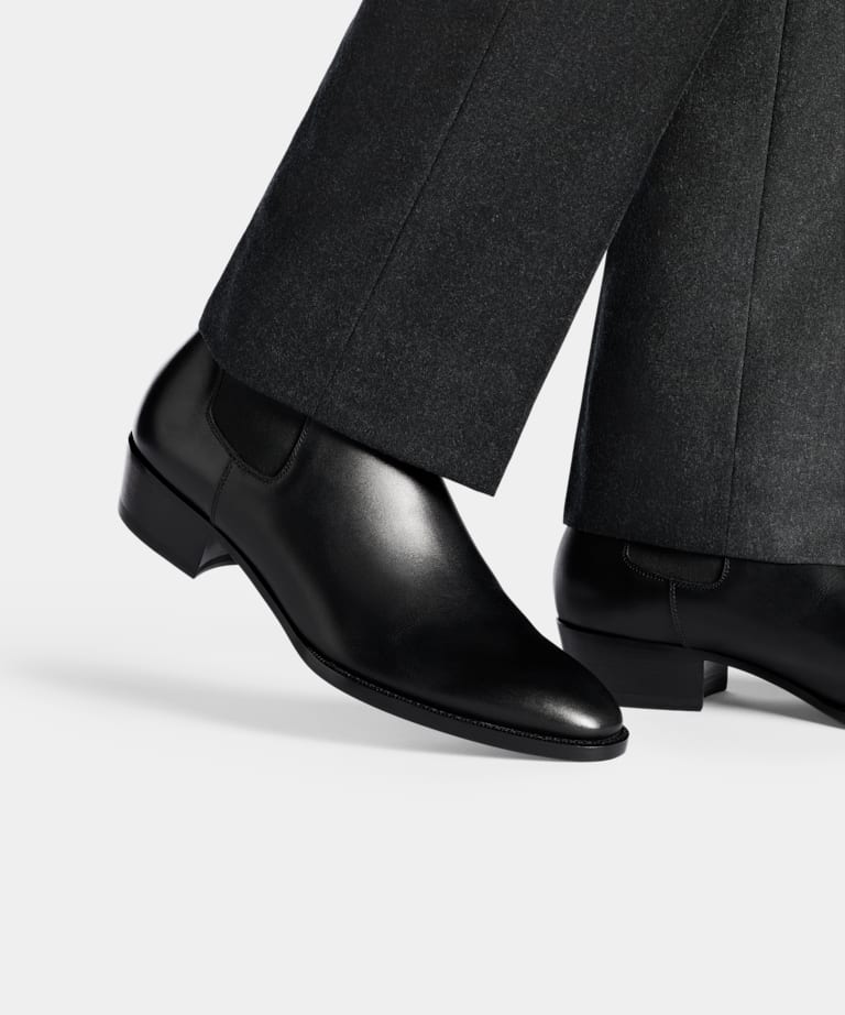 Schwarze Boots