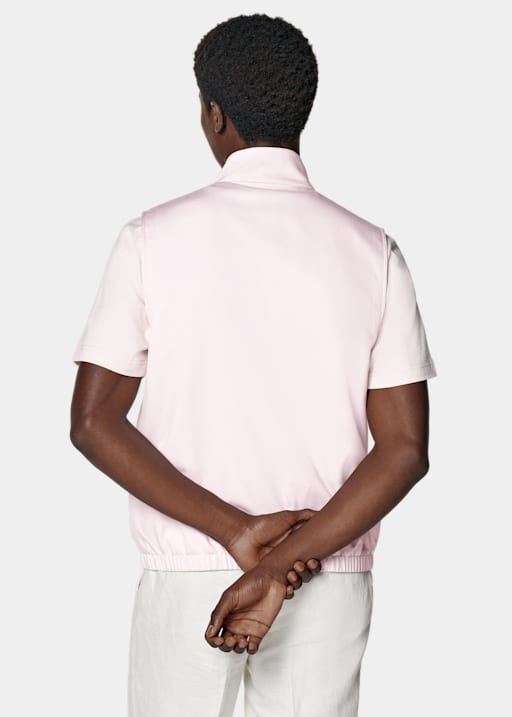 Light Pink Zip Vest