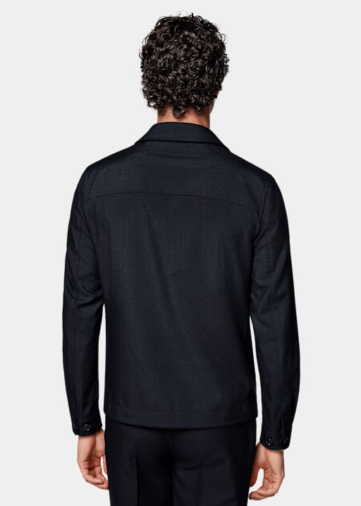 Navy Bomber Jacket