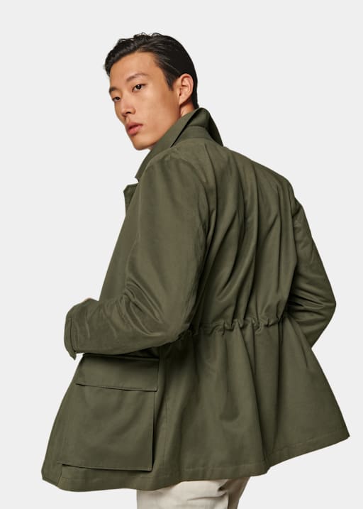 Field jacket verde oscuro