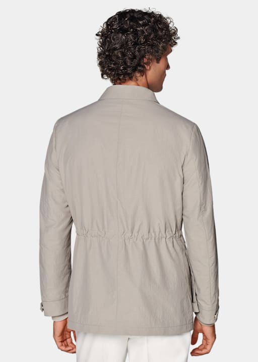 Field jacket gris topo