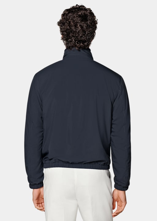 Navy Reversible Bomber Jacket