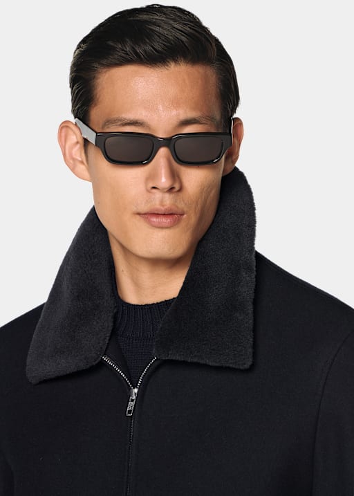 Bomber bleu marine