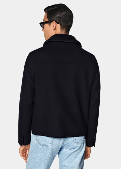 Bomber bleu marine