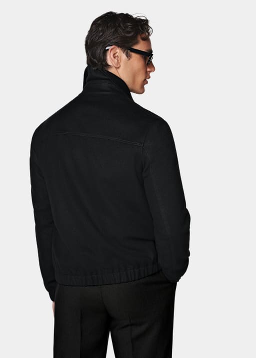 Black Bomber Jacket