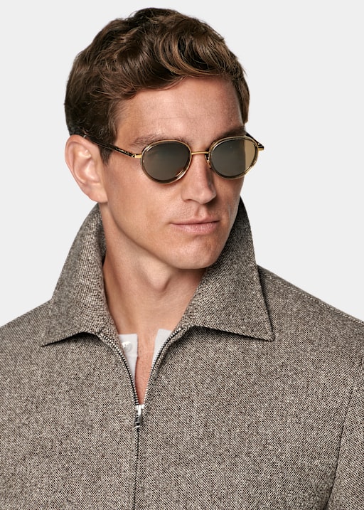 Bomber marr&oacute;n